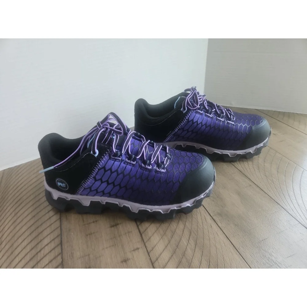 Timberland Pro Sneaker 7 Purple Powertrain Sport Alloy Toe Work Anti Fatigue SD+